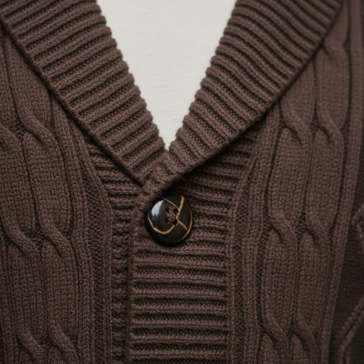 Men's Cardigan with Buttons