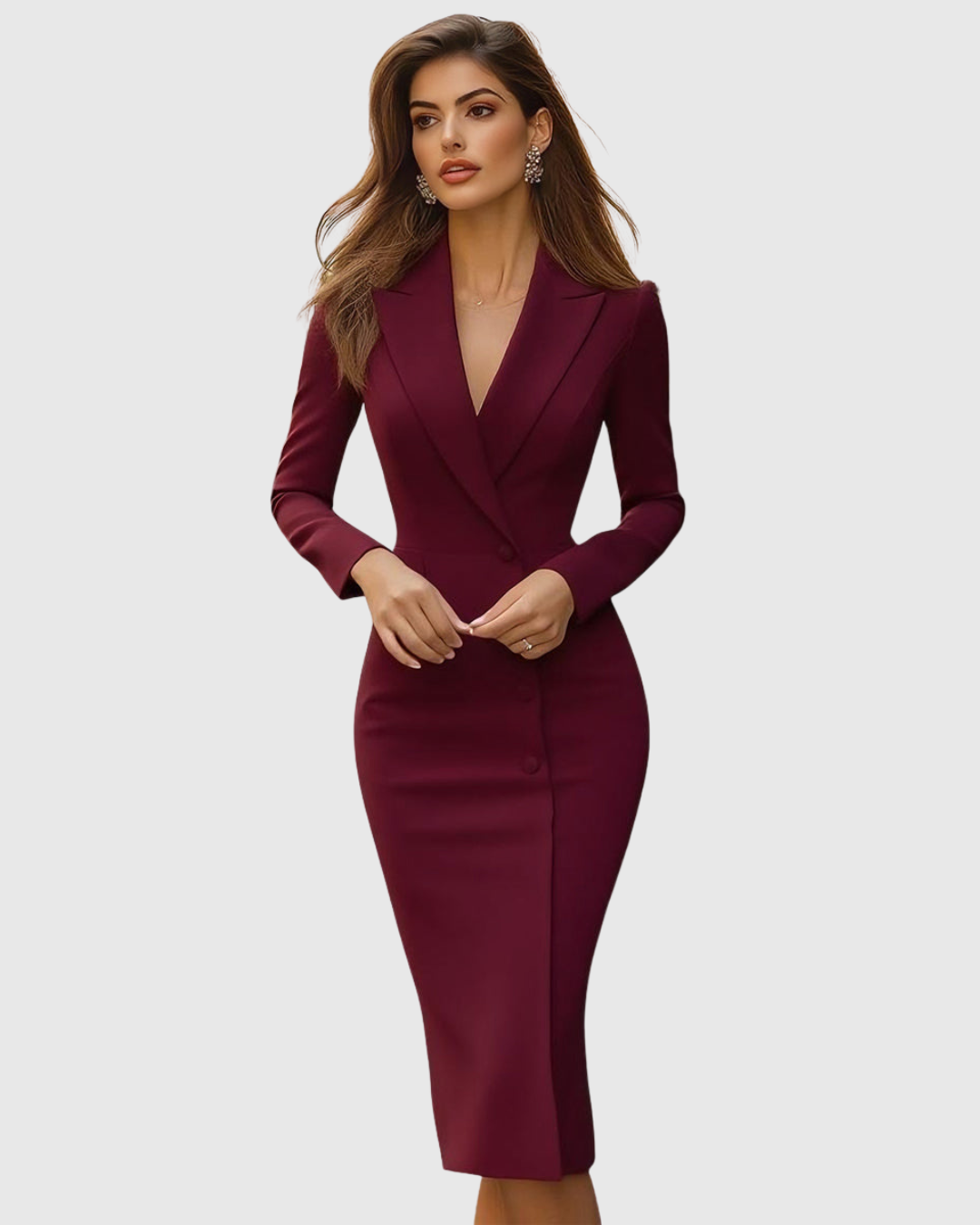 Elegant Women's Satin Dress Sleeveless Slim Fit