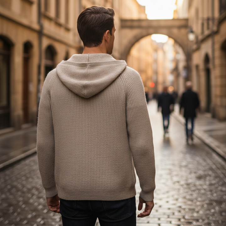 Men's Hoodie with Full Zip