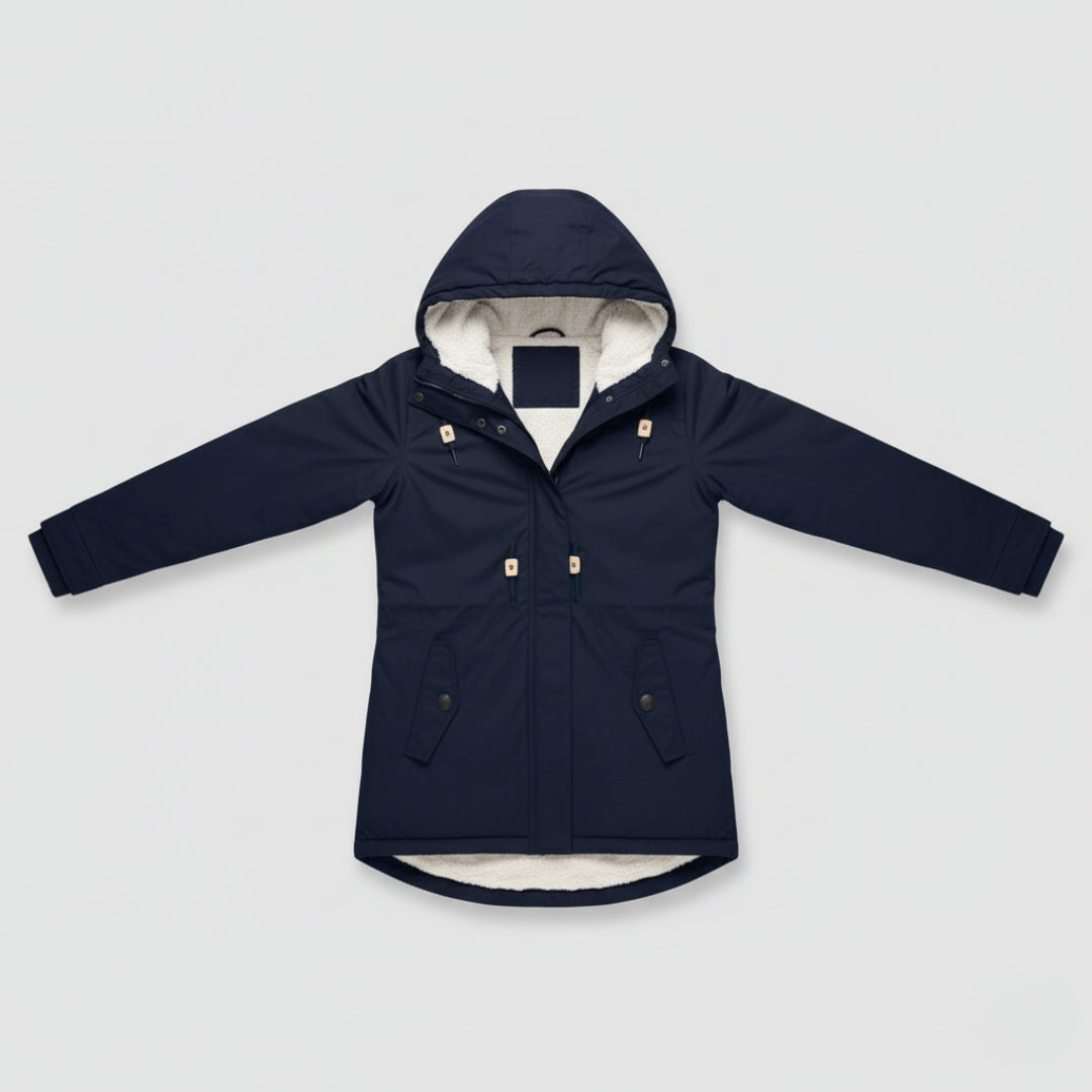 Winter Lined Jacket with Hood