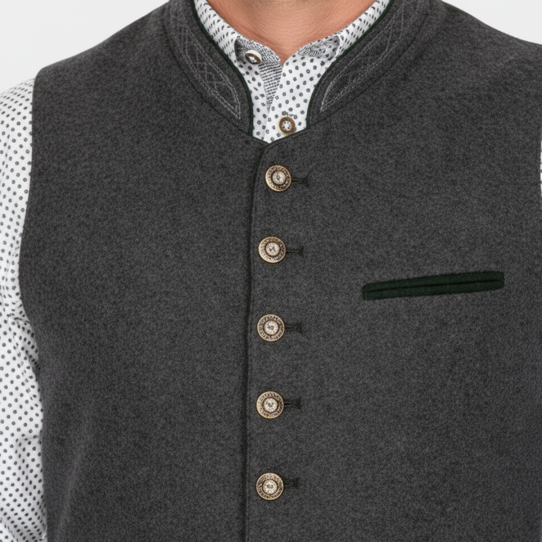 Men's Denim Collar Vest