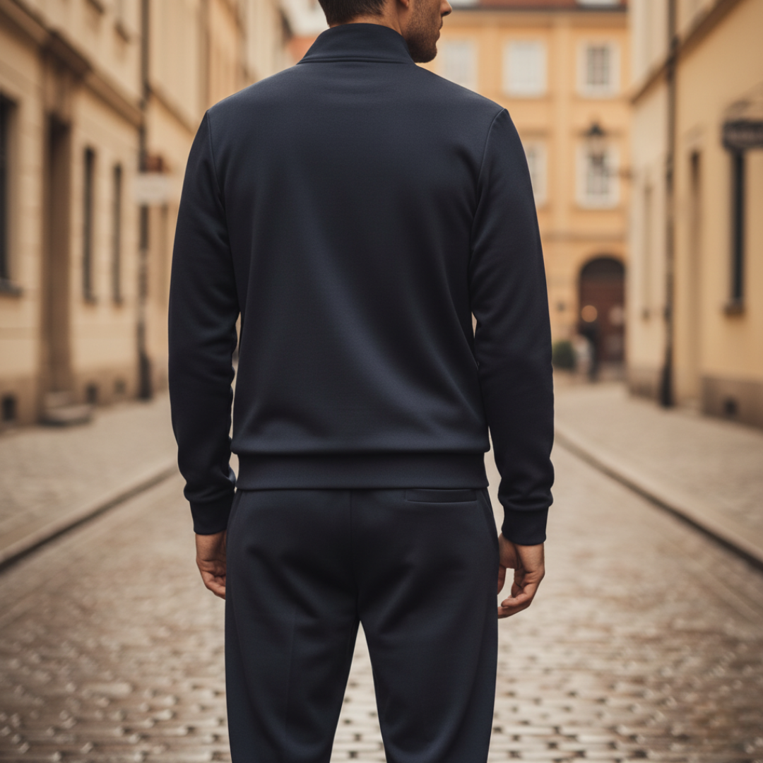 Men's Tracksuit with Zip and Hood