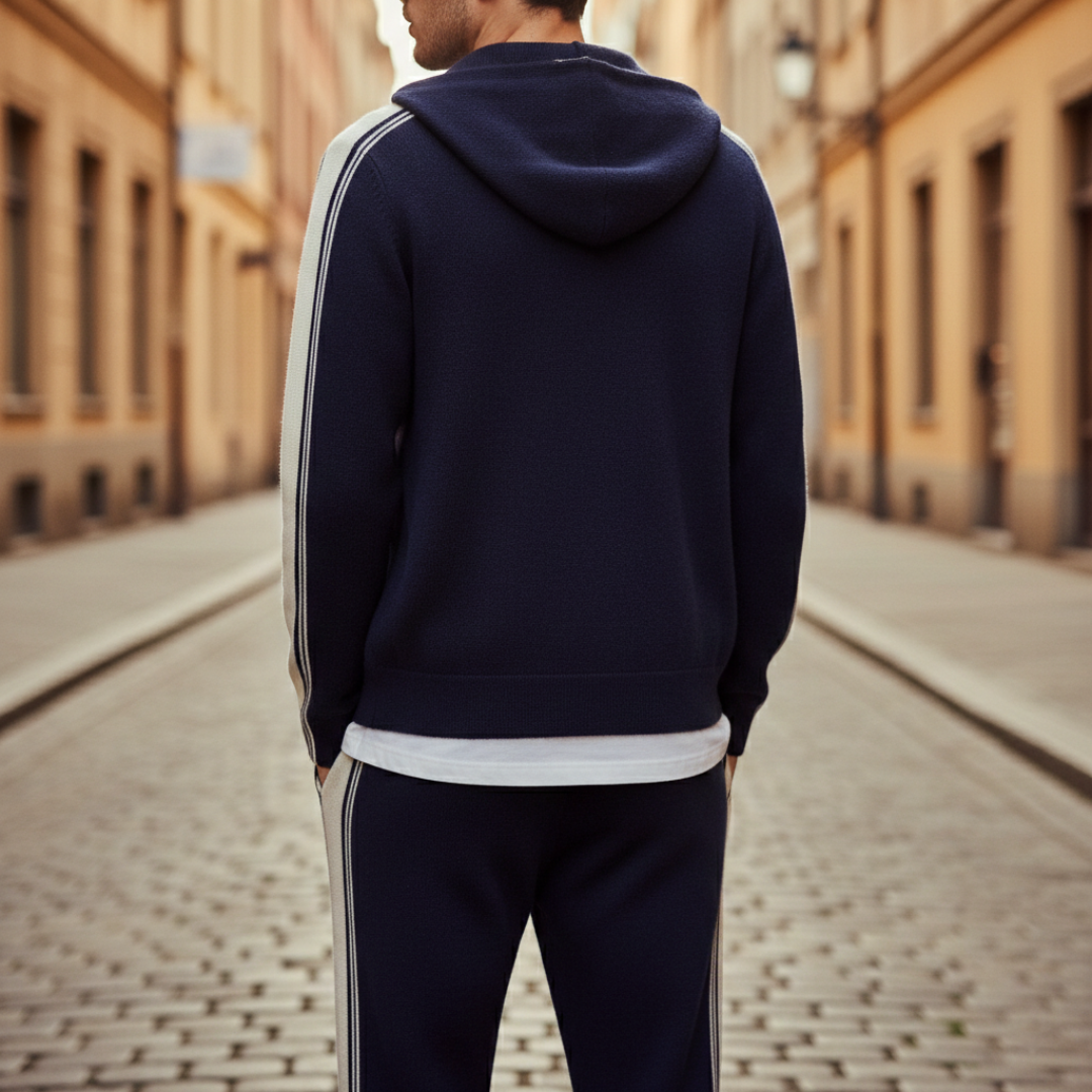 Men's Sports Tracksuit with Hoodie and Pants