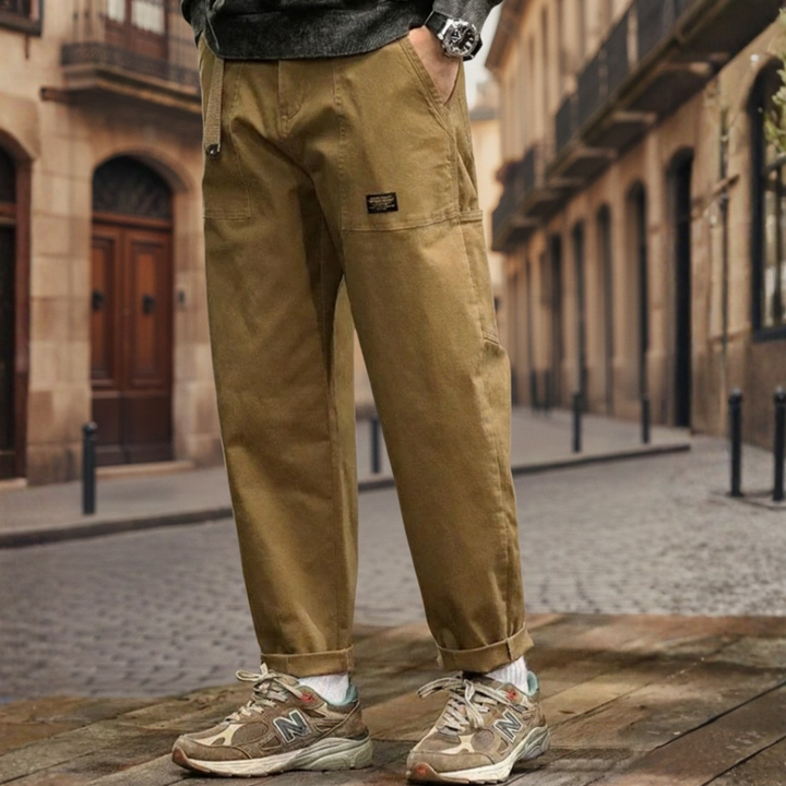 Pantaloni cargo a gamba dritta da uomo