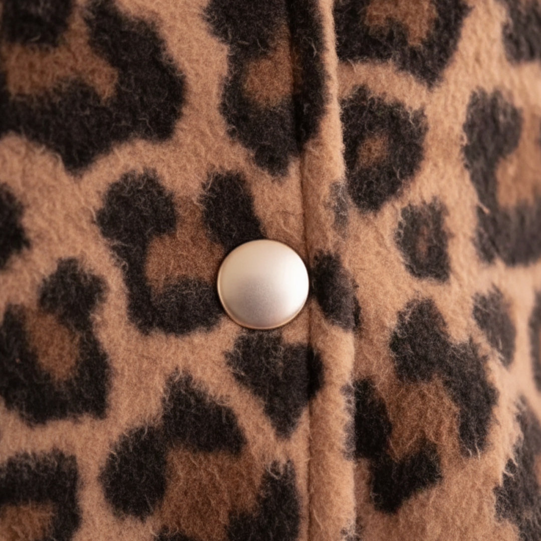 Women's Leopard Print Oversized Shacket