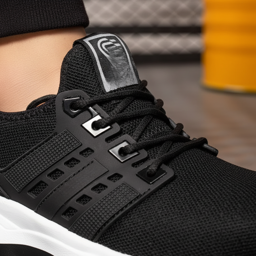 Men's Sneakers Mesh with White and Black Sole