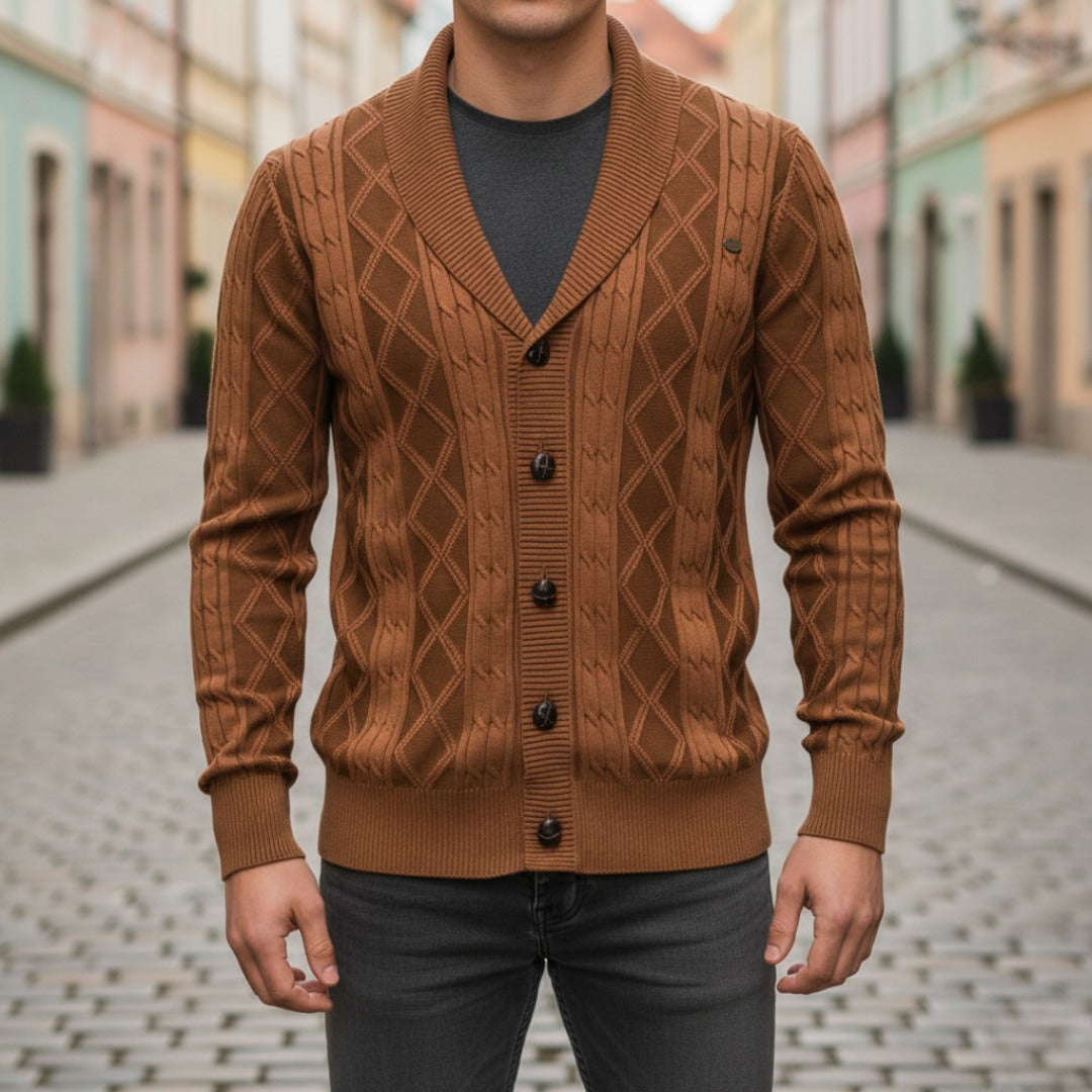 Men's Cardigan with Buttons