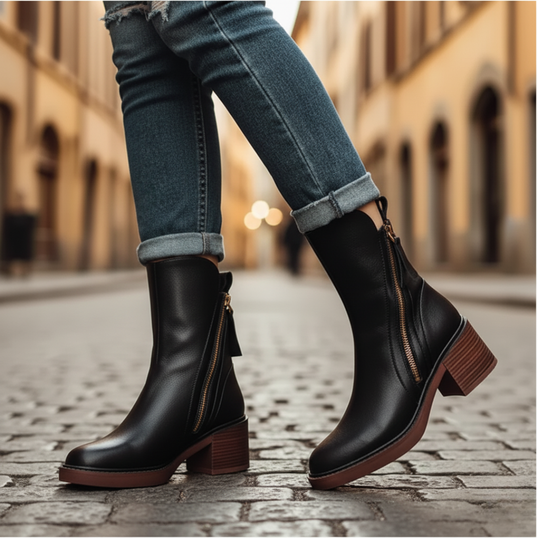Women's Boots with Zipper