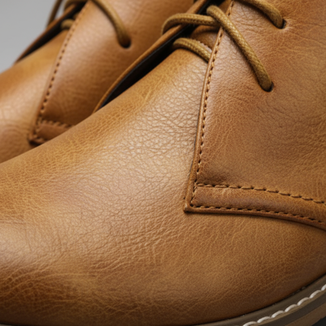 Men's Casual Elegant Synthetic Leather Chukka Boots
