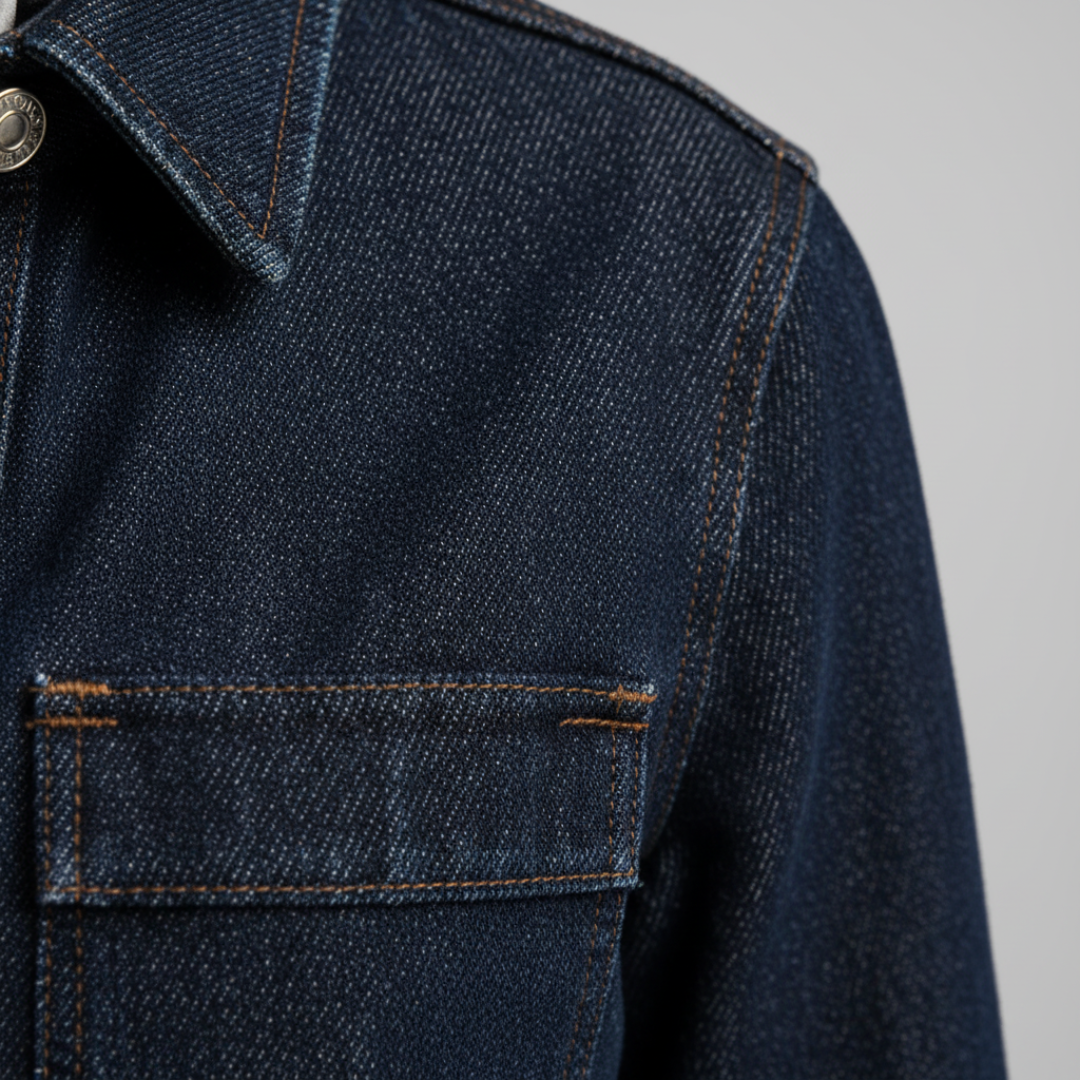 Women's Indigo Denim Jacket and Pants Set