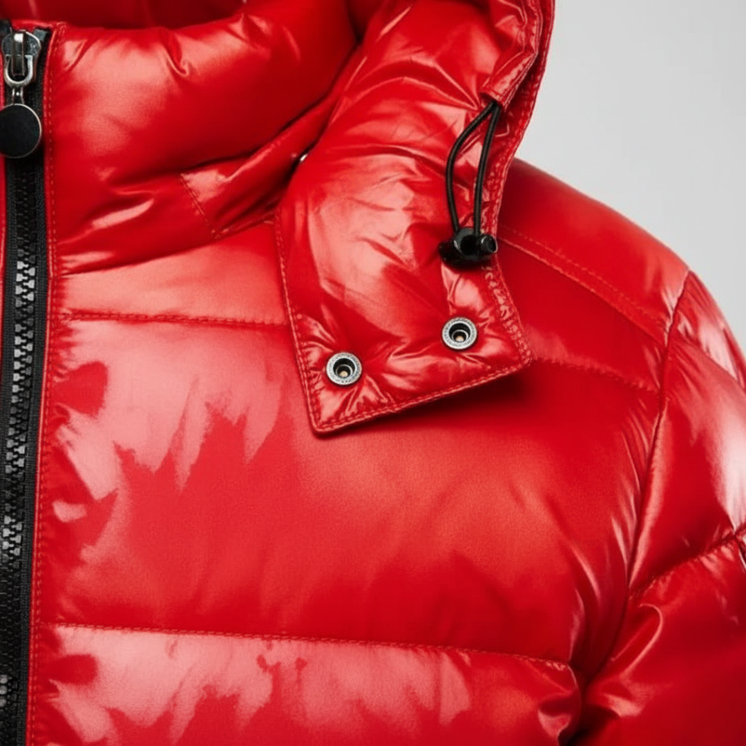 Men's Waterproof Down Jacket with Hood