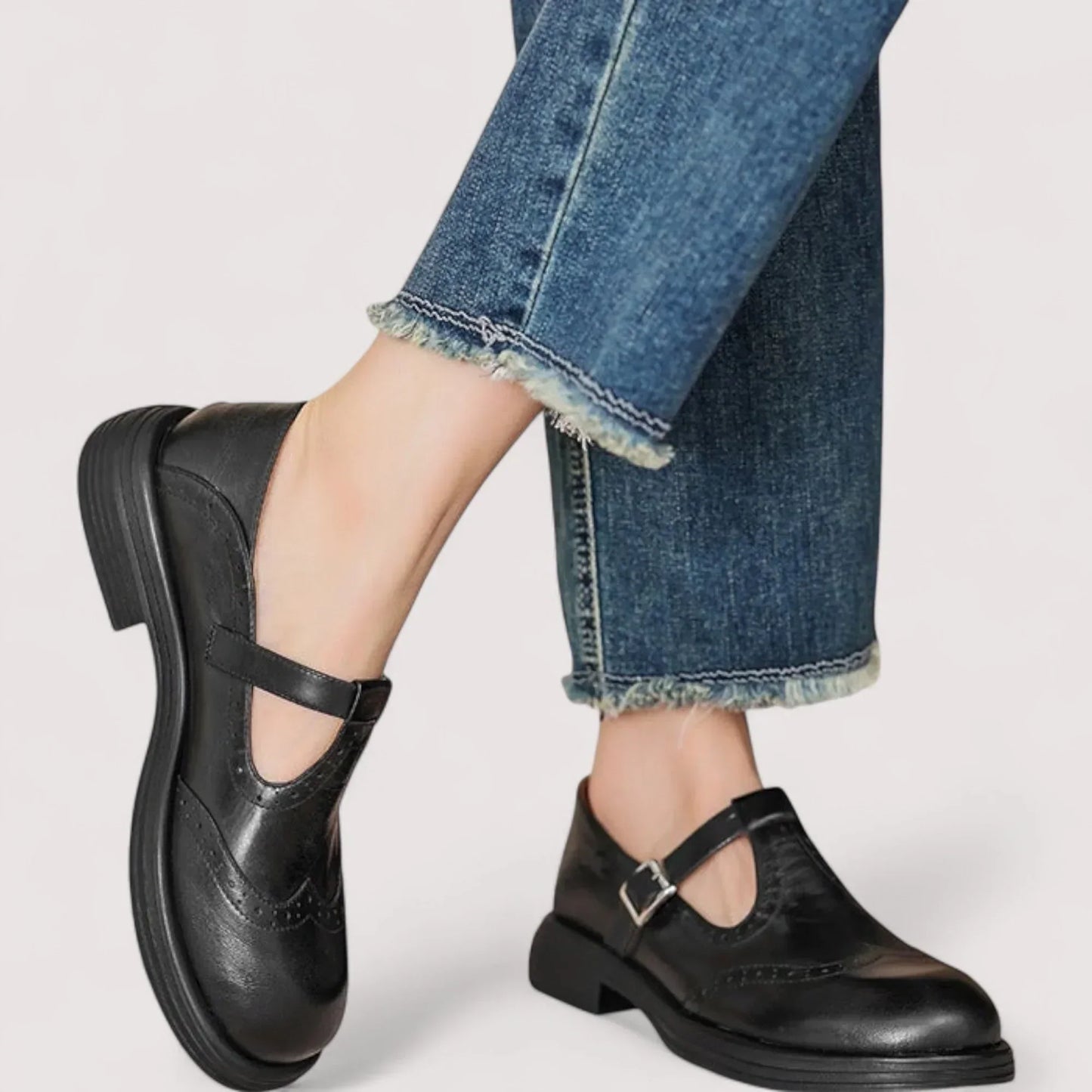 Orthopedic Mary Jane Shoes for Women with Round Toe