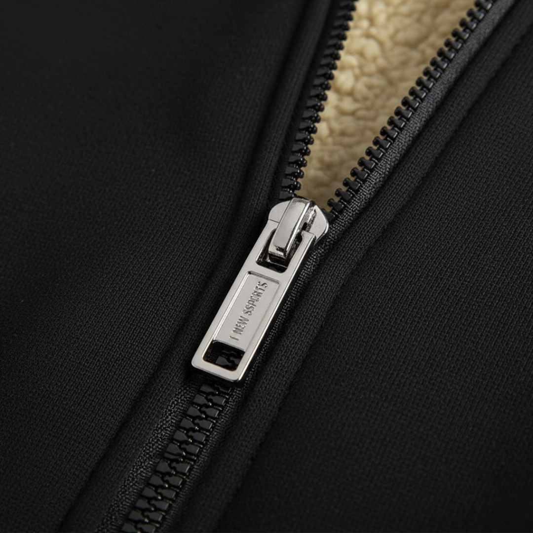 Men's Black Soft Fabric Hoodie and Pants