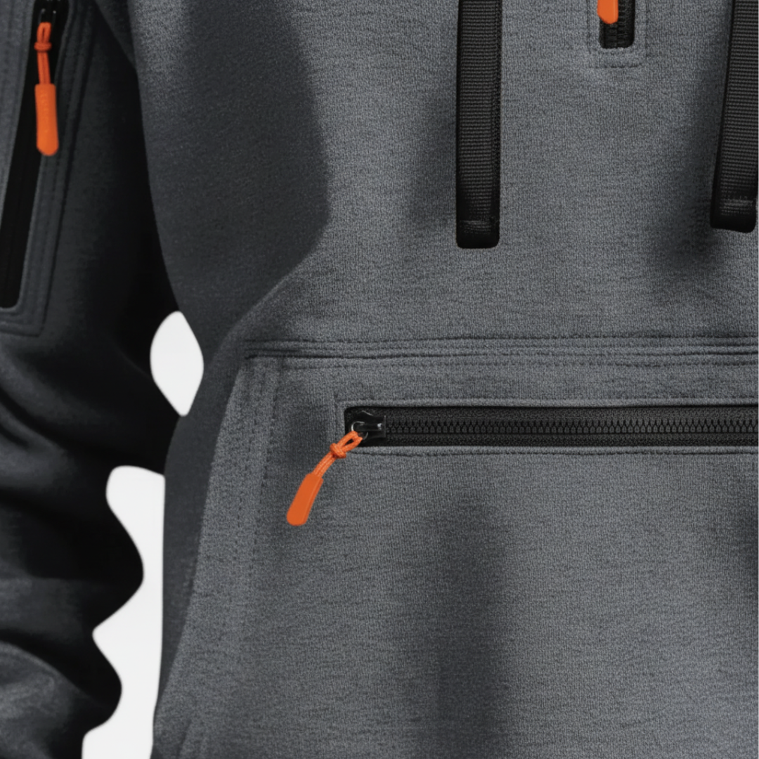 Men's Technical Hoodie with Zip Pockets
