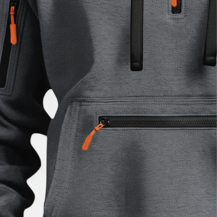 Men's Technical Hoodie with Zip Pockets