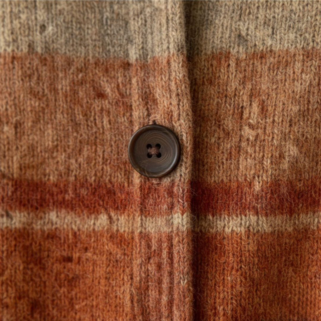 Women's Checkered Cardigan Sweater