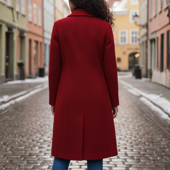 Cappotto invernale da donna con bottoni