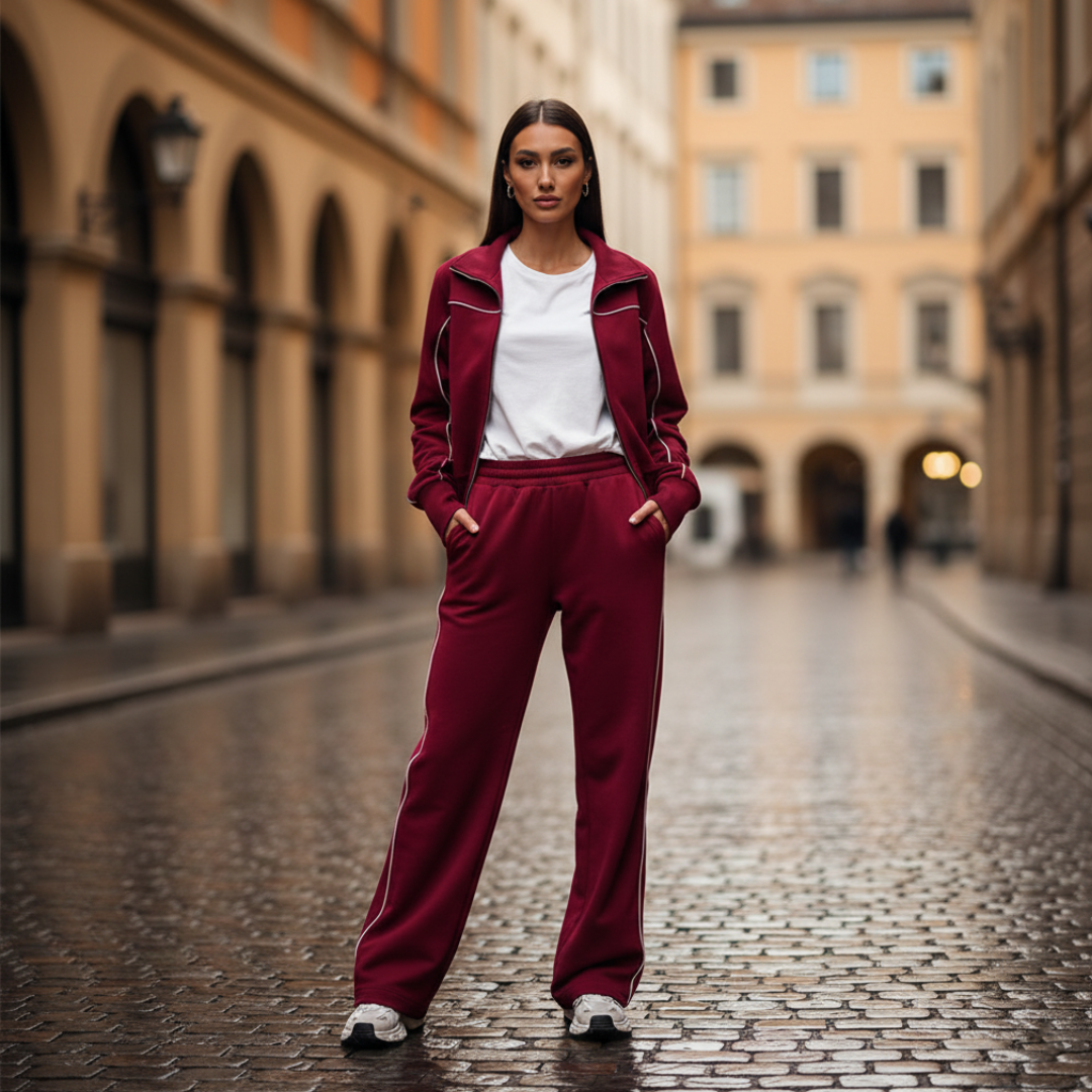 Women's Wide Leg Tracksuit