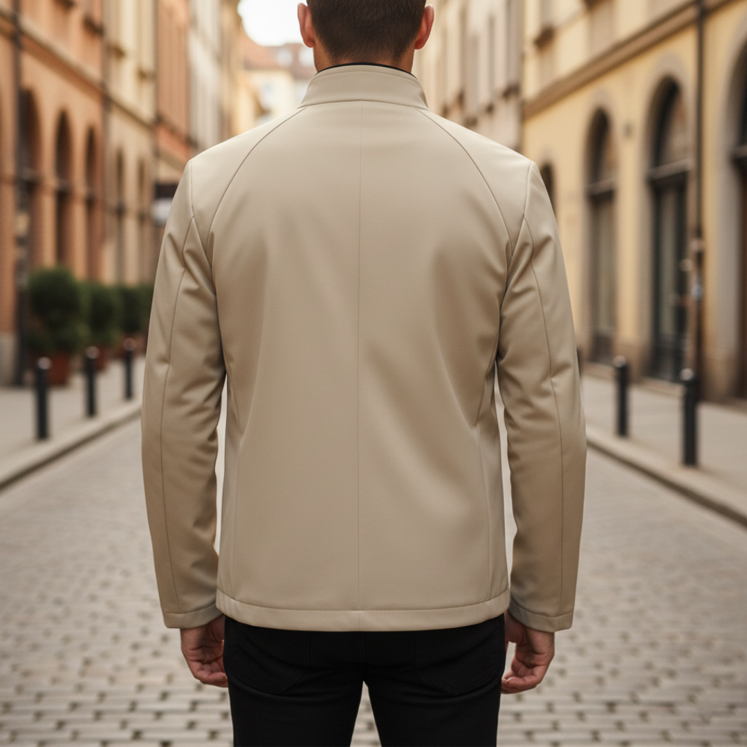 Men's Softshell Jacket with Waterproof Zipper