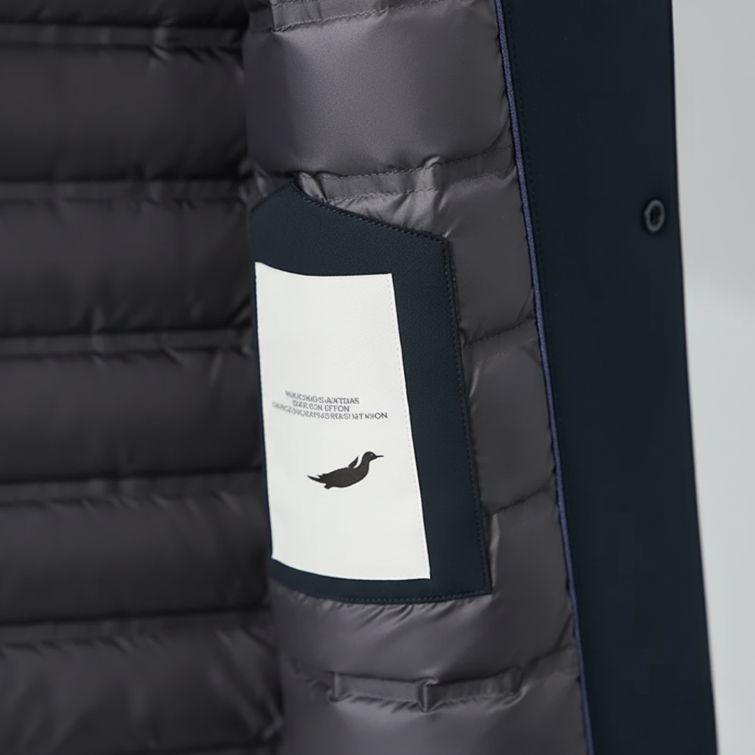 Men's Coat with Buttons