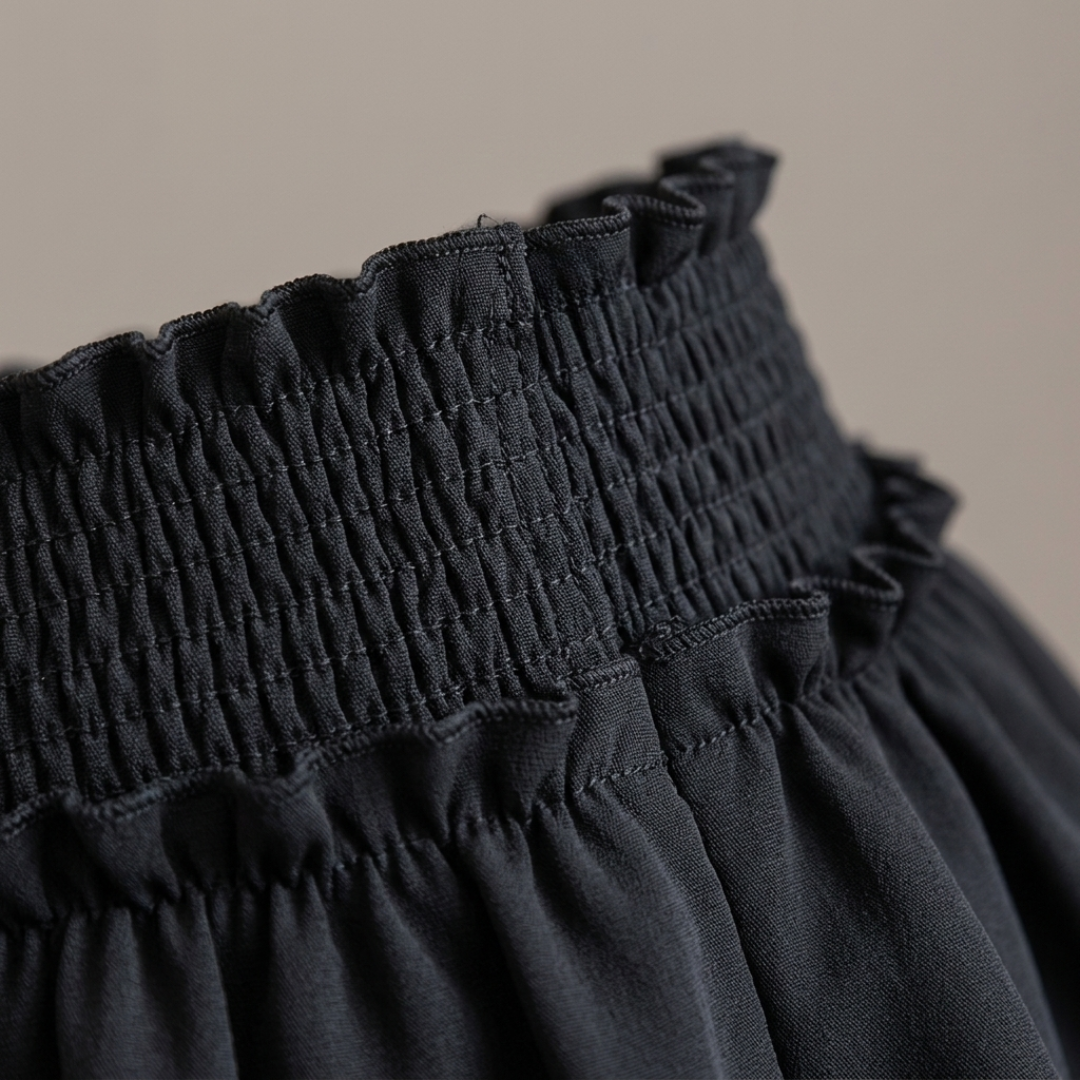 High-Waisted Mini Skirt with Ruffles