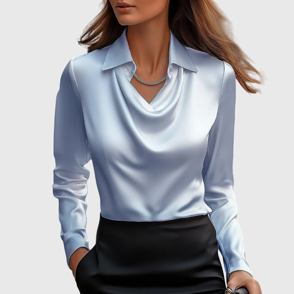 Elegant Sleeveless Women's Blouse with Buttons