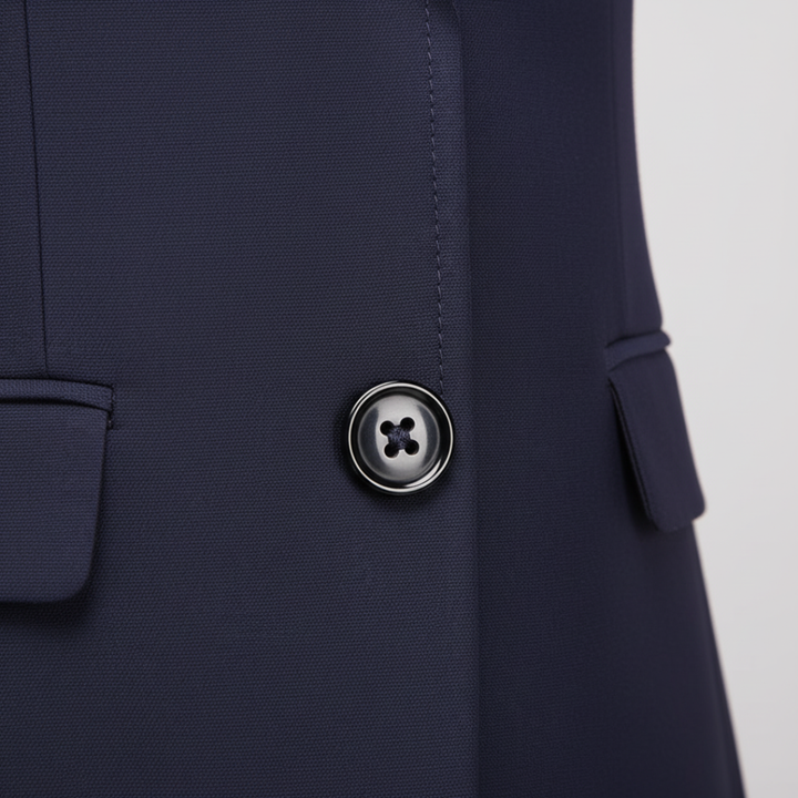 Blazer slim fit scuro da uomo