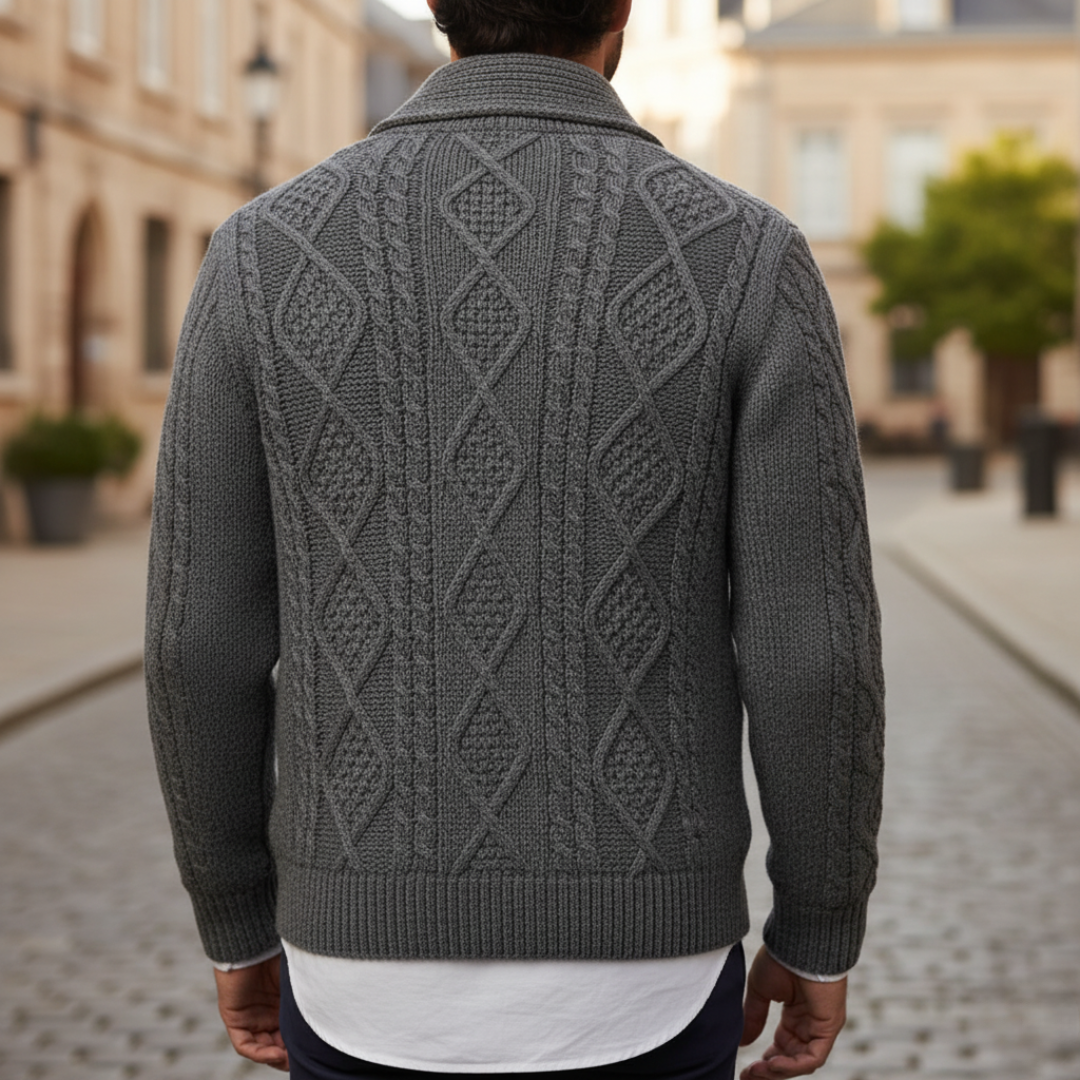 Men's Cardigan with Buttons
