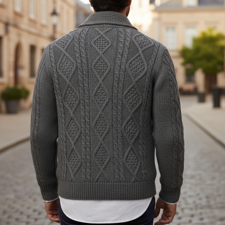 Men's Cardigan with Buttons