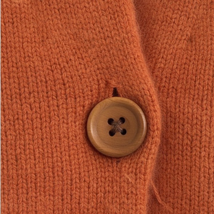 Cardigan oversize casual con bottoni da donna