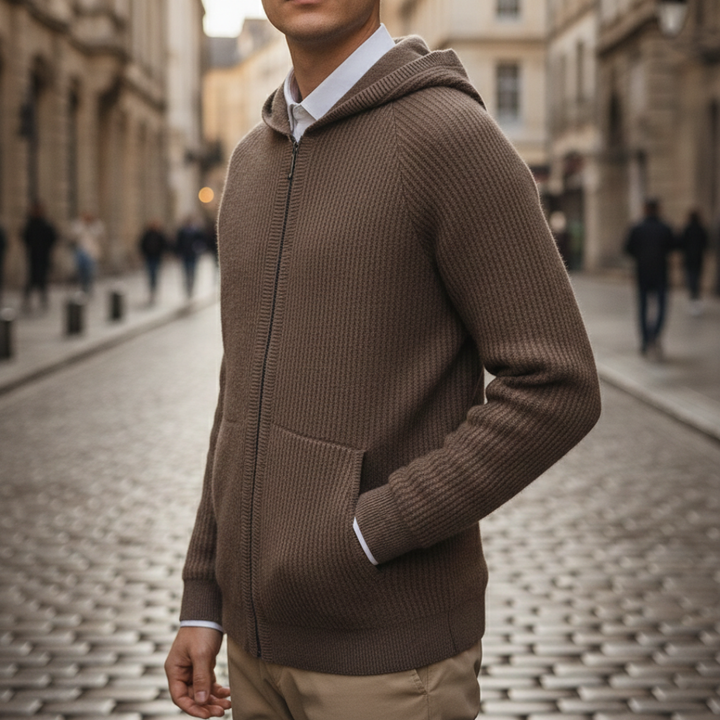 Men's Hoodie with Full Zip