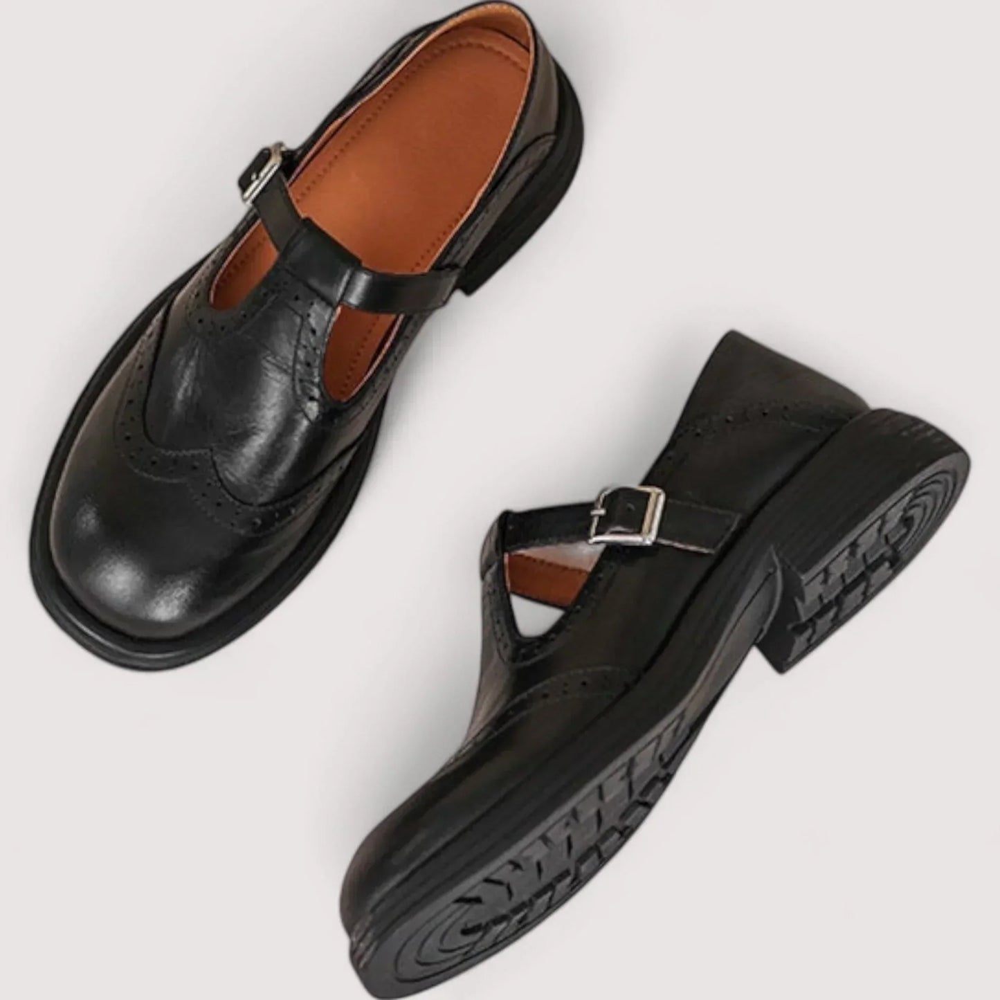Orthopedic Mary Jane Shoes for Women with Round Toe