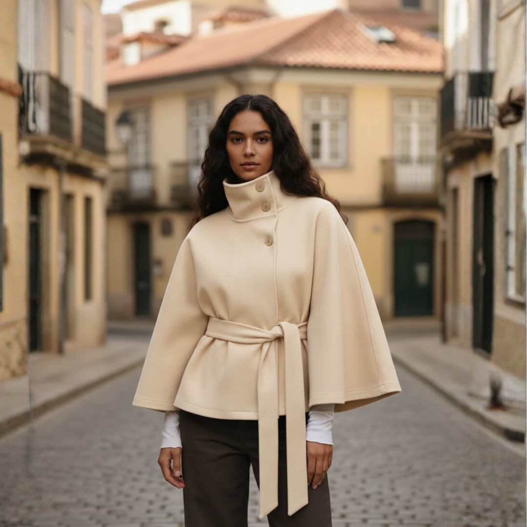 Women's High-Quality Winter Short Jacket Cape