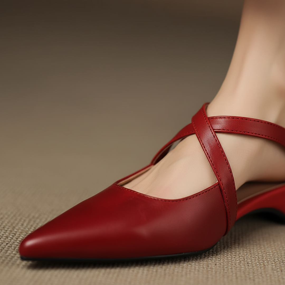 Women's Ballet Flats with Straps