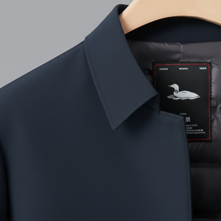 Men's Coat with Buttons