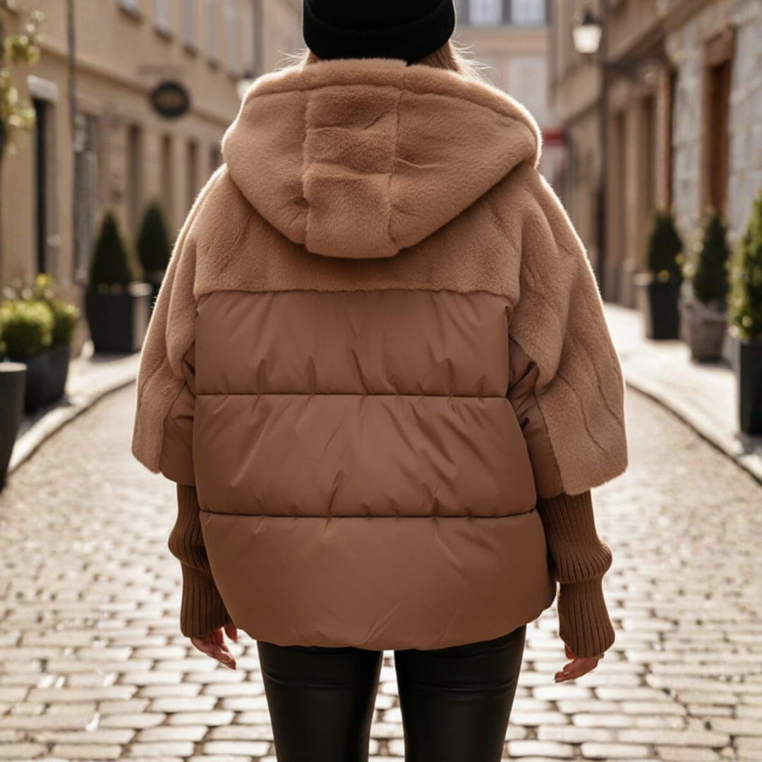 Women's Puffer Jacket with Hood