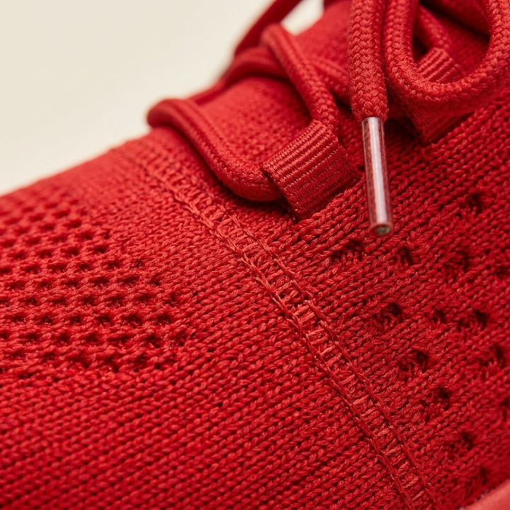 Scarpe da passeggio da donna con lacci in mesh traspirante