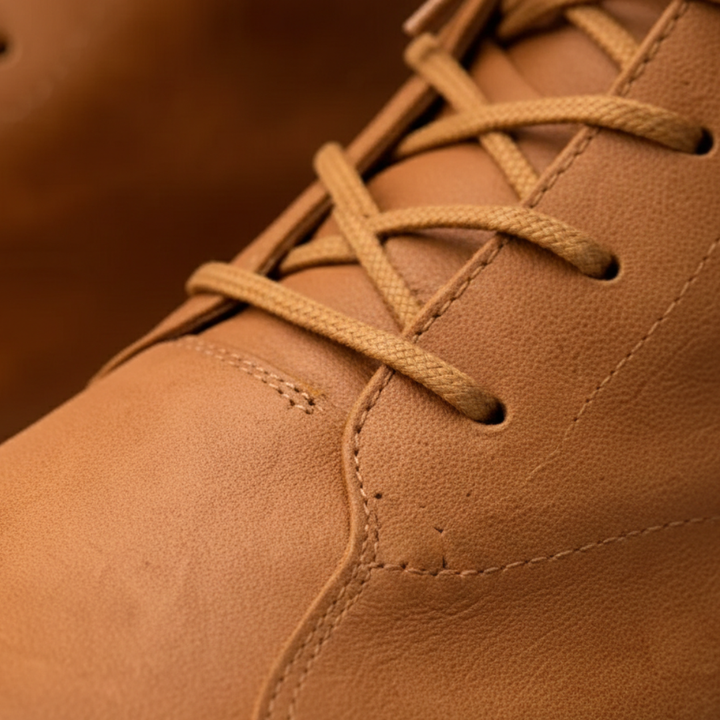Scarpe stringate da uomo con suola in gomma