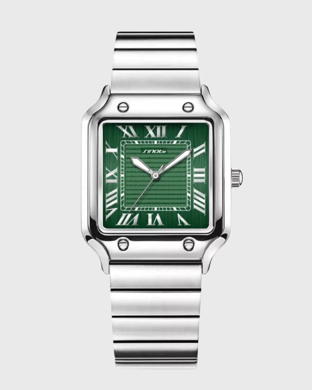 Men's Steel Sporty Watch with Date Casual