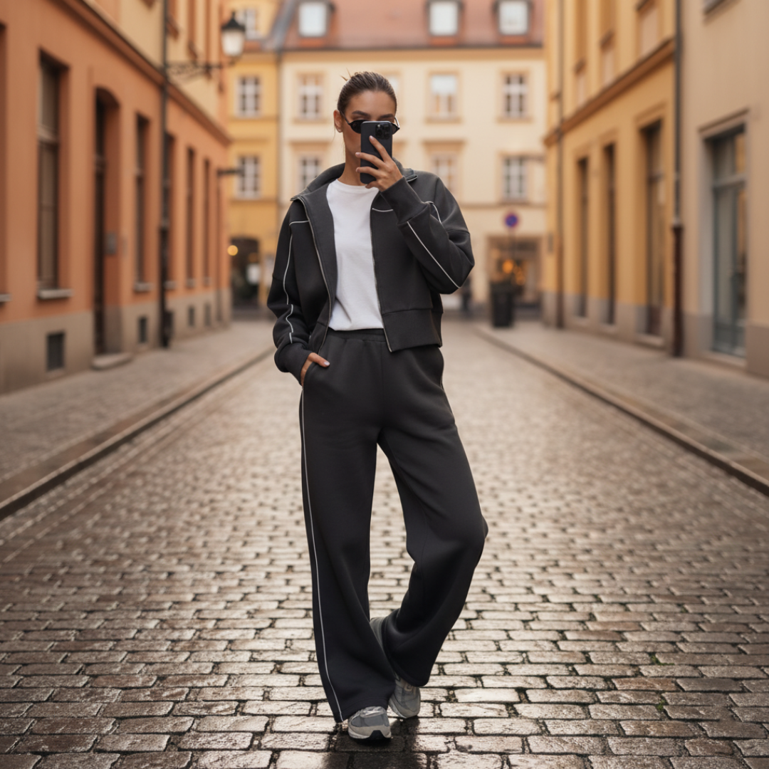 Women's Wide Leg Tracksuit