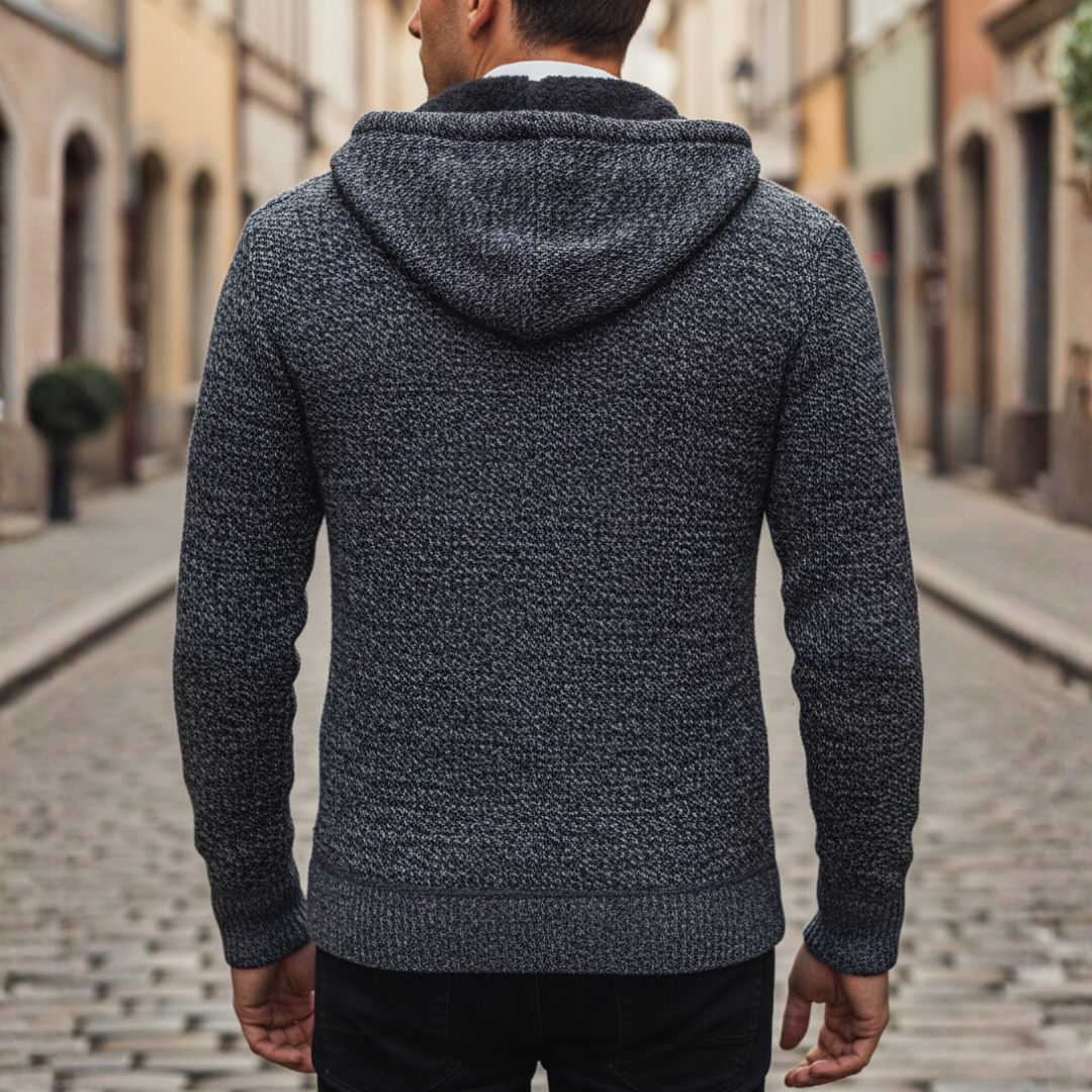 Men's Zip Sweater in Soft Material