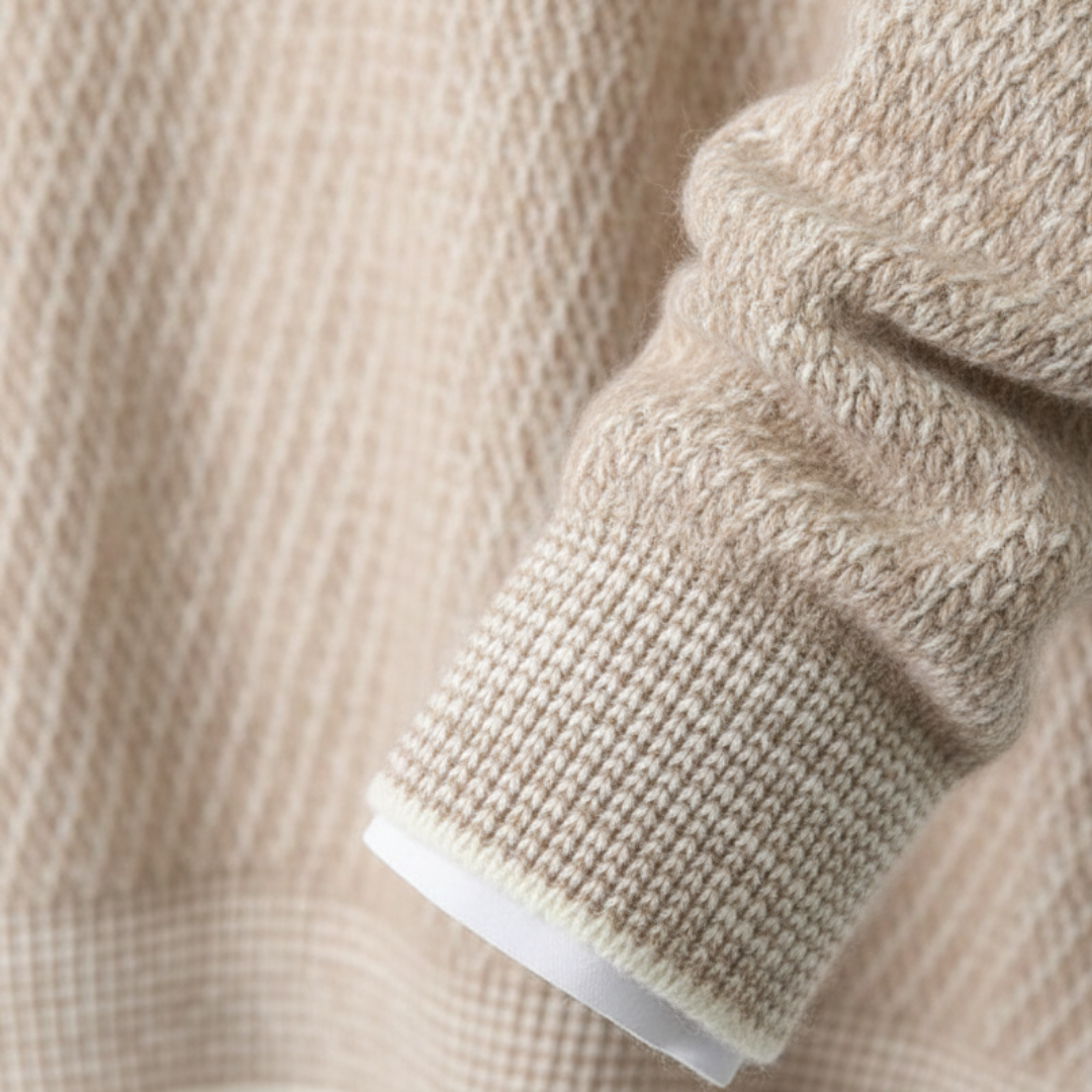 Men's Crew Neck Pullover Melange Pattern