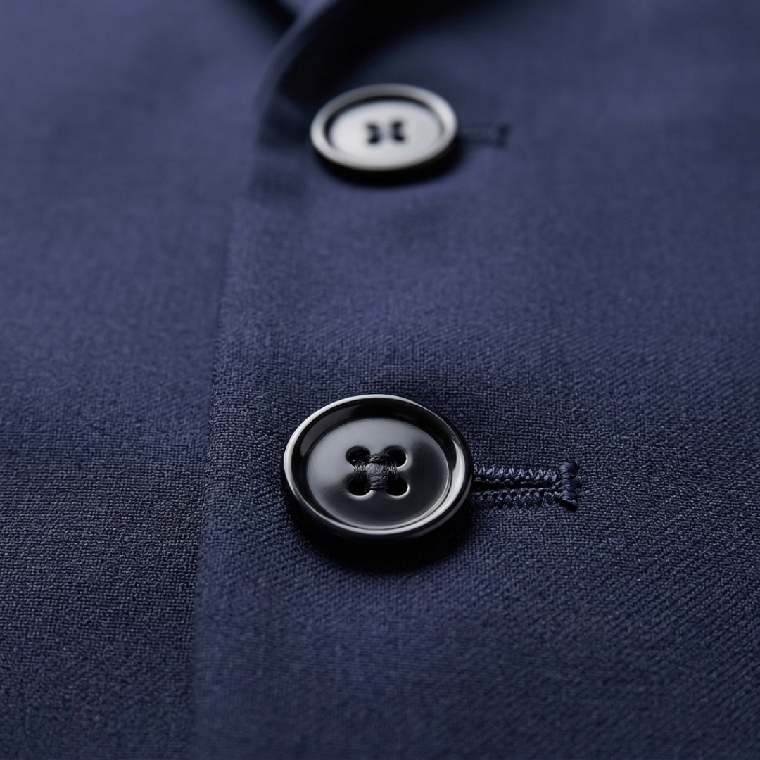 Men's Slim Fit Blazer Jacket with Two Buttons