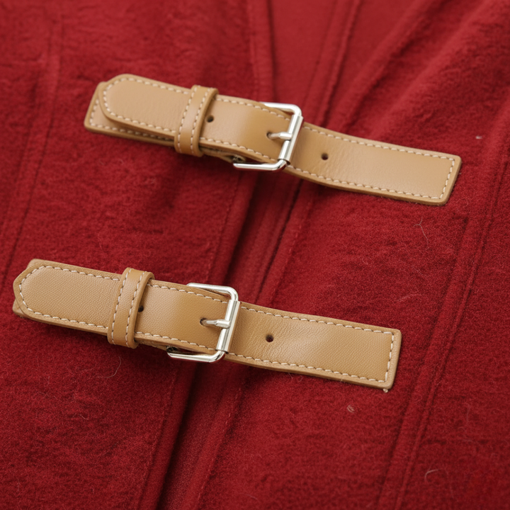 Elegant Women's Jacket with Buckles