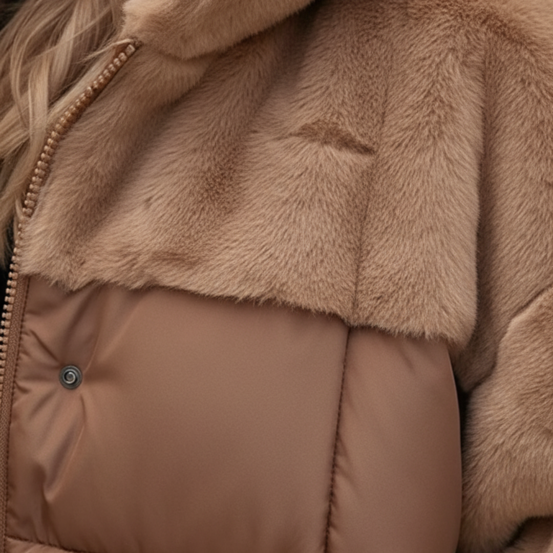 Women's Puffer Jacket with Hood