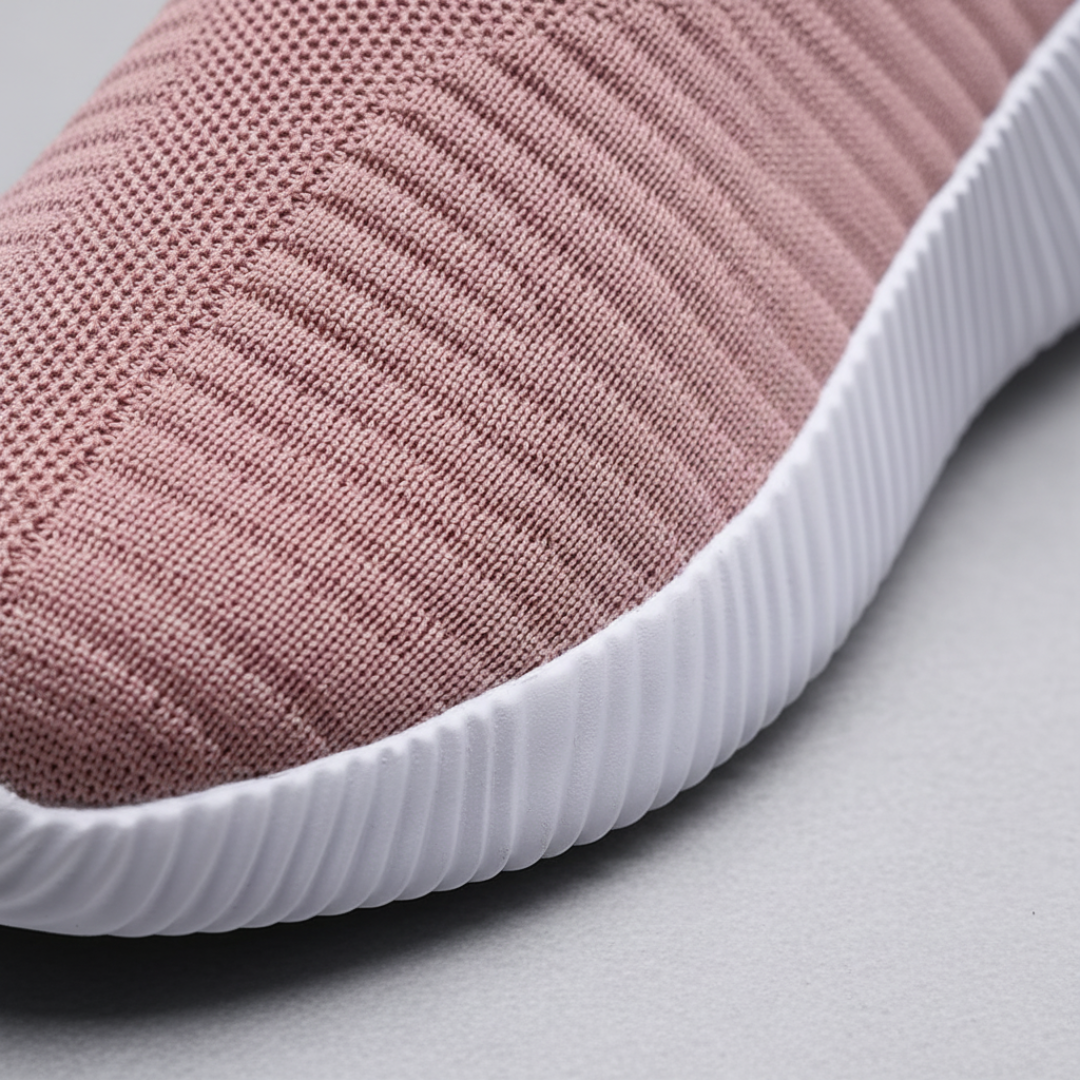 Women's Breathable Mesh Slip-On Walking Shoes Low Sneakers