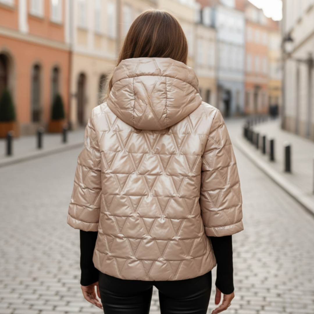 Women's Padded Jacket with Hood