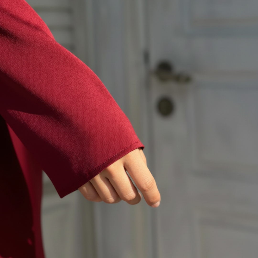 Long Women's Dress with Long Sleeves