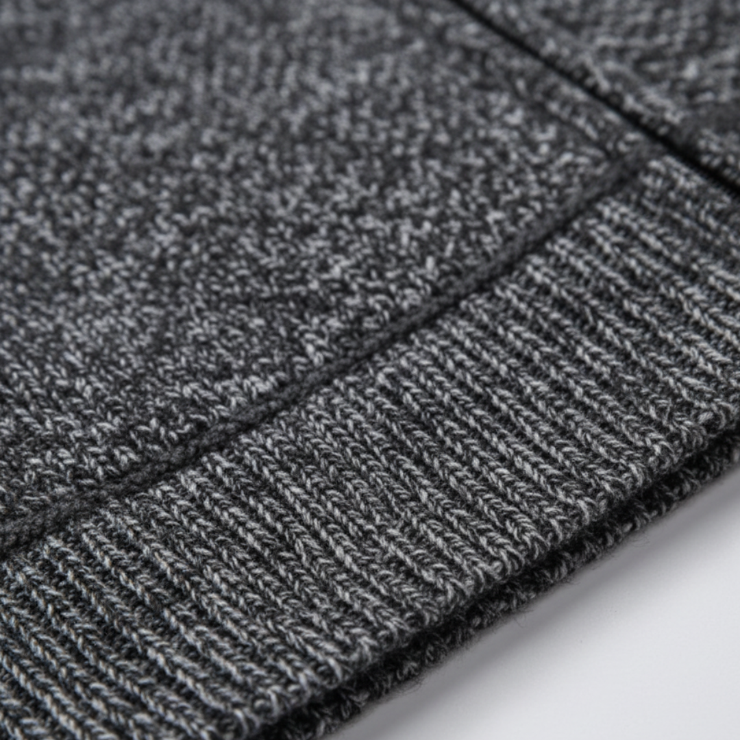 Men's Zip Sweater in Soft Material