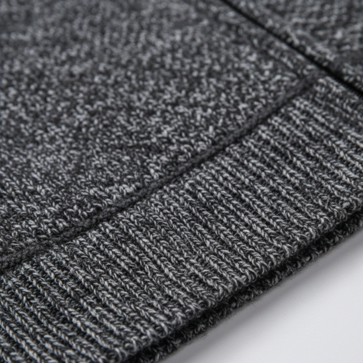 Men's Zip Sweater in Soft Material